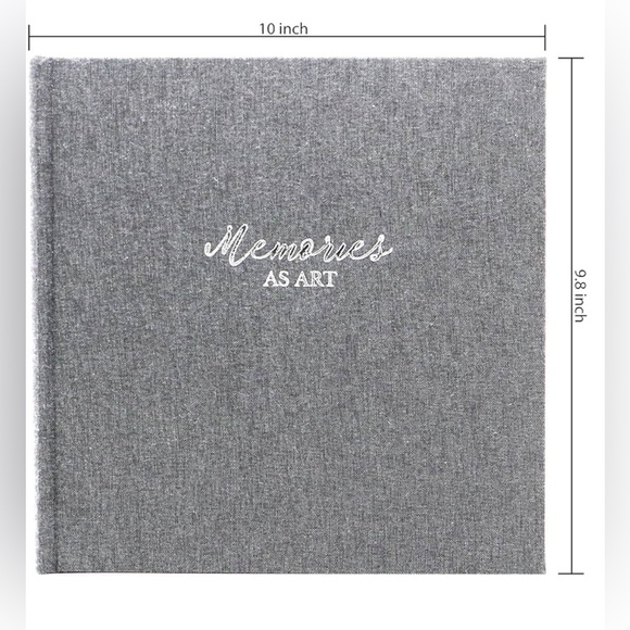 DIY Scrapbook Album 80 pages with Writing Space for Multiple Sizes NEW! Grey - Picture 5 of 6